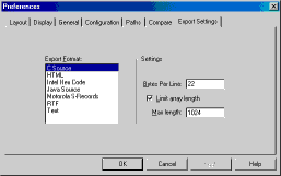 Export Screen Shot