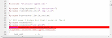 Enlarge Structure Editor showing error screen shot